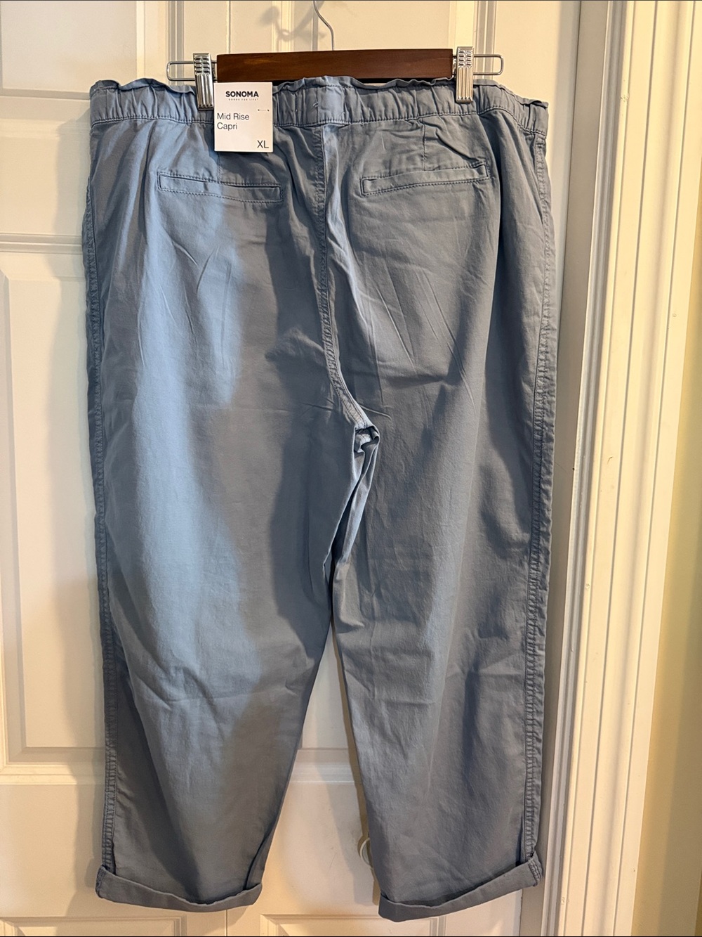 Sonoma Light Blue Women’s Drawstring Chinos - Picture 4 of 5